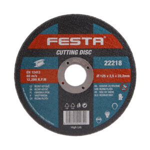 FESTA Vágókorong fémre 125 x 2,5 x 22,2 mm