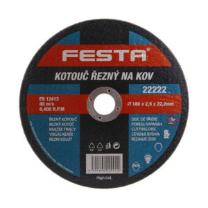 FESTA Vágókorong fémre 180 x 2,5 x 22,2 mm