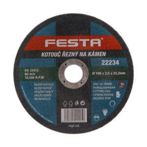FESTA Vágókorong kőre 150 x 2,5 x 22,2 mm