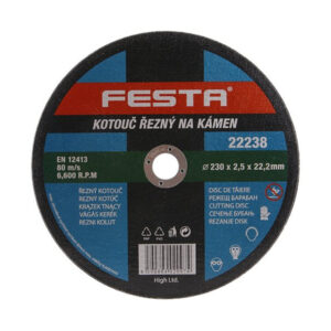 FESTA Vágókorong kőre 230 x 2,5 x 22,2 mm