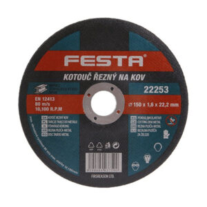 FESTA Vágókorong fémre 150 x 1,6 x 22,2 mm