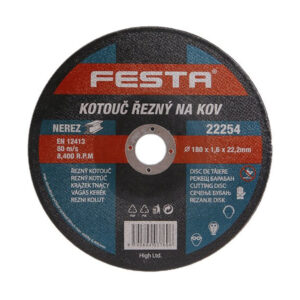FESTA Vágókorong fémre 180 x 1,6 x 22,2 mm