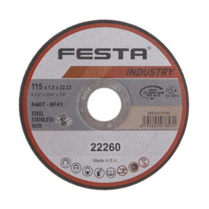 FESTA INDUSTRY Vágókorong fémre 115 x 1,0 x 22,2 mm