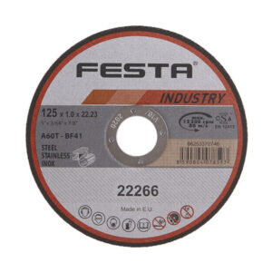 FESTA INDUSTRY Vágókorong fémre 125 x 1,0 x 22,2 mm