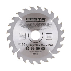 FESTA Fűrésztárcsa fához 180 x 30 x 2,2 mm / 24T
