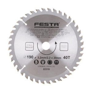FESTA Fűrésztárcsa fához 190 x 20 x 2,2 mm / 40T