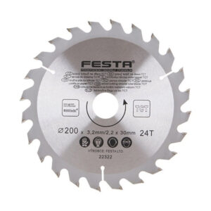 FESTA Fűrésztárcsa fához 200 x 30 x 2,2 mm / 24T