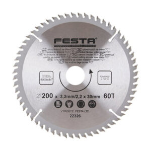 FESTA Fűrésztárcsa fához 200 x 30 x 2,2 mm / 60T