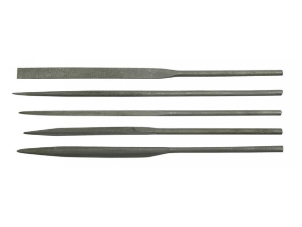 VOREL Tűreszelő készlet 5 részes 4,0 x 160 mm / #2 közepes