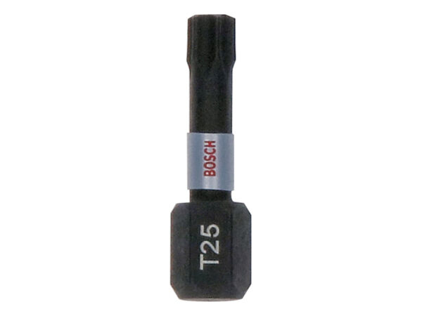 BOSCH Bithegy T25 x 25 mm 1/4" Tic Tac dobozban Impact Control (25 db)