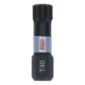 BOSCH Bithegy T40 x 25 mm 1/4" Tic Tac dobozban Impact Control (25 db)