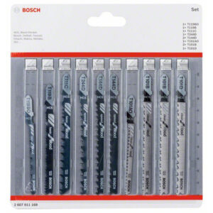 BOSCH Dekopírfűrészlap készlet 10 részes T befogás fára
