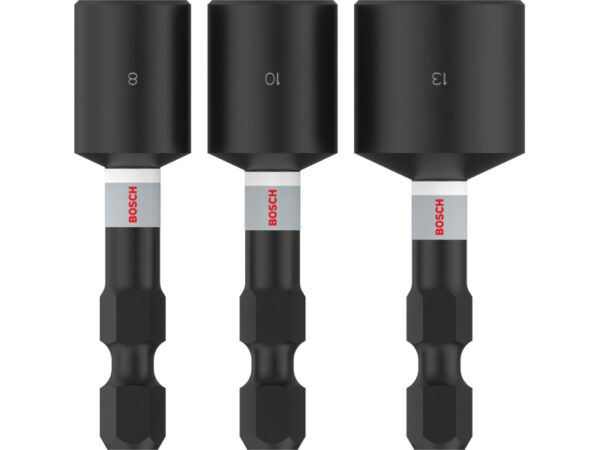 BOSCH PRO Impact csavarbehajtó 3 részes 50 mm (8 / 10 / 13 mm) 1/4 Hex