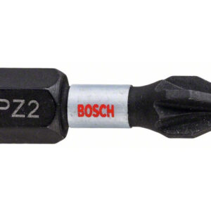 BOSCH Bithegy PZ2 x 25 mm 1/4" Impact Control (2 db)