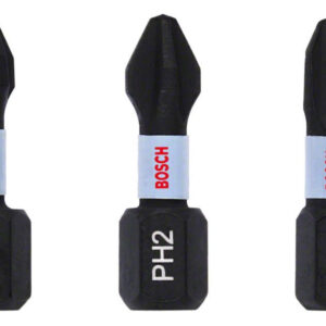 BOSCH Bithegy készlet 3 részes PH1 / PH2 / PH3 x 25 mm Impact Control