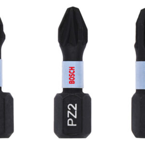 BOSCH Bithegy készlet 3 részes PZ1 / PZ2 / PZ3 x 25 mm Impact Control