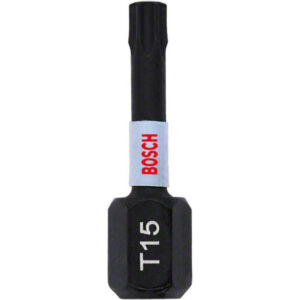 BOSCH Bithegy T15 x 25 mm 1/4" Impact Control (2 db)