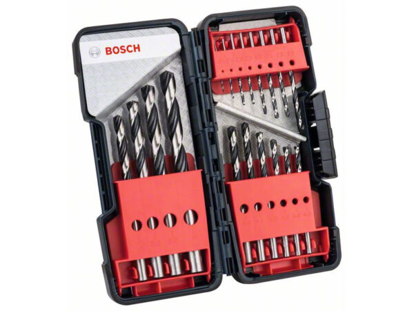 BOSCH Csigafúró ToughBox készlet 18 részes 1,0-10,0 mm HSS PointTeQ