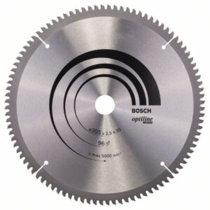BOSCH Fűrésztárcsa fához 305 x 30 x 2,5 mm / 96T Optiline Wood ATB