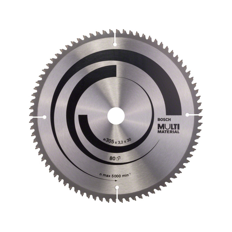 BOSCH Fűrésztárcsa univerzális 305 x 30 x 3,2 mm / 80T MultiMaterial HLTCG
