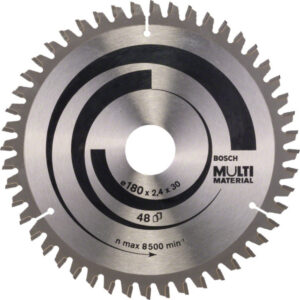 BOSCH Fűrésztárcsa univerzális 180 x 30/20 x 2,4 mm / 48T MultiMaterial HLTCG