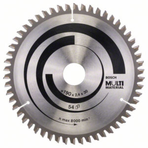 BOSCH Fűrésztárcsa univerzális 190 x 30 x 2,4 mm / 54T MultiMaterial