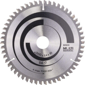 BOSCH Fűrésztárcsa univerzális 200 x 30 x 2,4 mm / 54T MultiMaterial HLTCG
