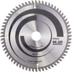 BOSCH Fűrésztárcsa univerzális 230 x 30 x 2,4 mm / 64T MultiMaterial HLTCG