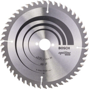 BOSCH Fűrésztárcsa fához 230 x 30 x 2,8 mm / 48T Optiline Wood ATB