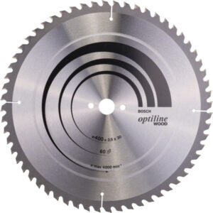 BOSCH Fűrésztárcsa fához 400 x 30 x 3,5 mm / 60T Optiline Wood ATB / UW