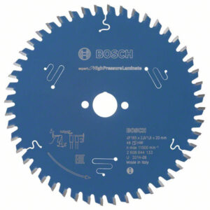 BOSCH Fűrészárcsa laminált lapokhoz 165 x 20 x 2,6 mm / 48T Expert for High Pressure Laminate