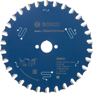 BOSCH Fűrésztárcsa szendvicspanelhez 160 x 20 x 2,1 mm / 30T HLTCG