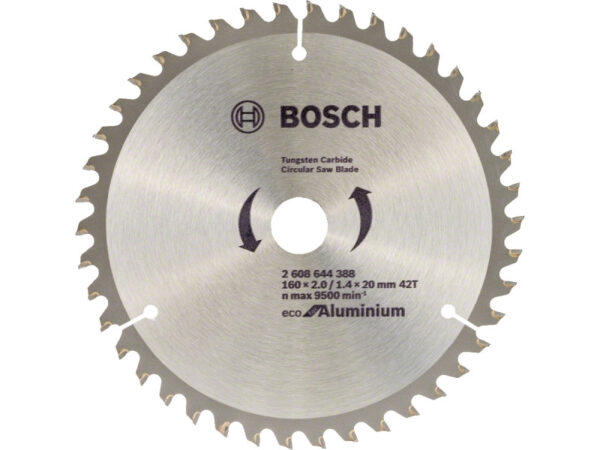 BOSCH Fűrésztárcsa alumíniumhoz 160 x 20 x 2,0 mm / 42T