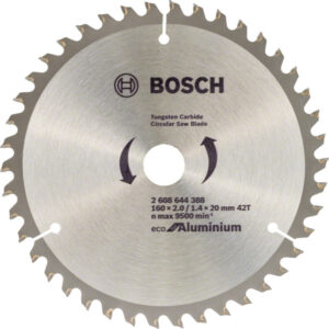 BOSCH Fűrésztárcsa alumíniumhoz 160 x 20 x 2,0 mm / 42T
