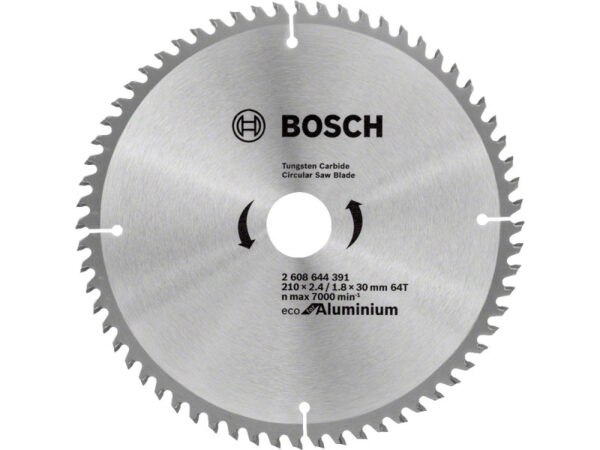 BOSCH Fűrésztárcsa alumíniumhoz 210 x 30 x 2,2 mm / 64T