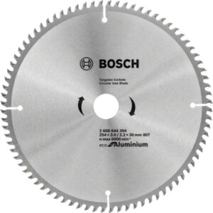 BOSCH Fűrésztárcsa alumíniumhoz 254 x 30 x 3,0 mm / 80T
