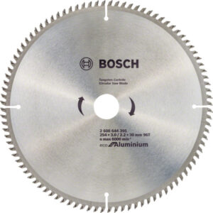 BOSCH Fűrésztárcsa alumíniumhoz 254 x 30 x 3,0 mm / 96T