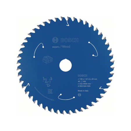 BOSCH Fűrésztárcsa fához 160 x 20 x 1,5 mm / 48T Expert for Wood