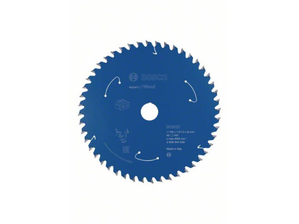 BOSCH Fűrésztárcsa fához 165 x 20 x 1,5 mm / 48T Expert for Wood