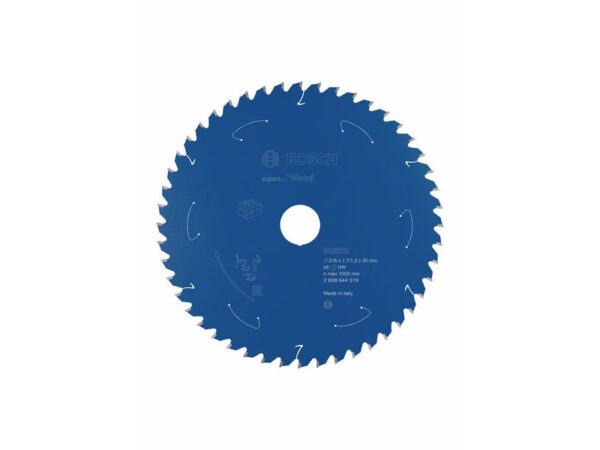 BOSCH Fűrésztárcsa fához 216 x 30 x 1,7 mm / 48T Expert for Wood