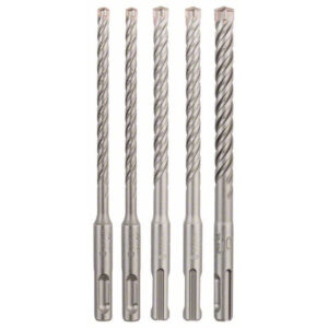 BOSCH 5X Kőzetfúró készlet 5 részes négyélű SDS-Plus (6 / 6 / 8 / 8 / 10 x 160 mm)
