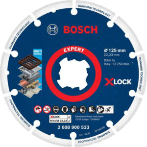 BOSCH EXPERT Gyémánt vágókorong 125 x 22,2 mm X-LOCK szegmentált
