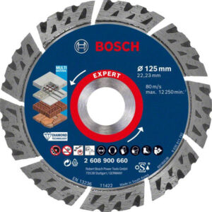 BOSCH EXPERT Gyémánt vágókorong 125 x 2,2 x 12 x 22,2 mm szegmentált MultiMaterial