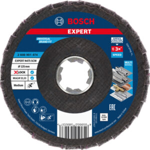 BOSCH EXPERT Lamellás csiszolókorong közepes 125 x 22,2 N475 SCM X-LOCK