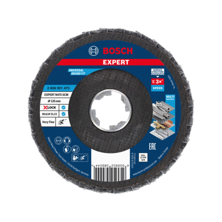 BOSCH EXPERT Lamellás csiszolókorong puha 125 x 22,2 N475 SCM X-LOCK