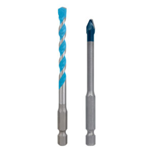 BOSCH EXPERT HEX-9 Hard Ceramic + Univerzális fúrószár 6 mm 1/4" bitbefogással (2 db)