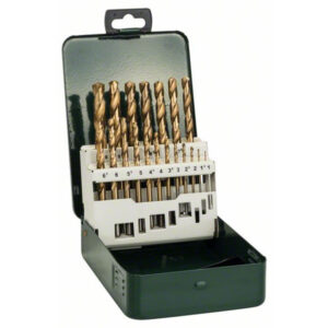 BOSCH Csigafúró készlet 19 részes 1,0-10,0 mm HSS-TiN DIN 338
