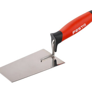 FESTA Kőműves kanál 140 x 80 mm mennyezeti inox lágy fogantyús