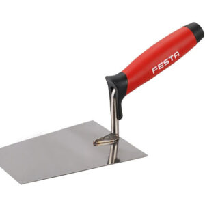 FESTA Kőműves kanál 160 x 115 mm mennyezeti inox lágy fogantyús