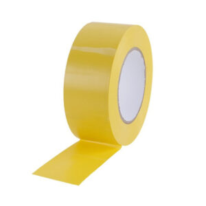 Jelzőszalag öntapadós sárga 50 mm x 50 m